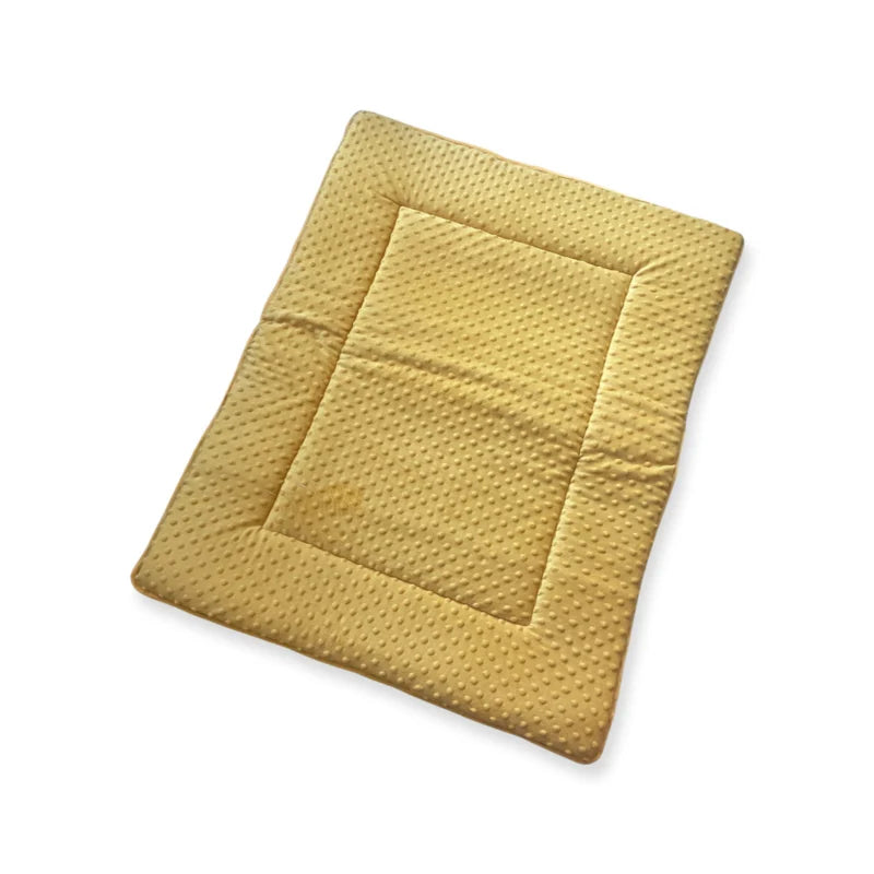 Boxkleed 70x90 75x90 75x95 80x80 80x100 100x100 Rond 90/95 cm Minky Okergeel