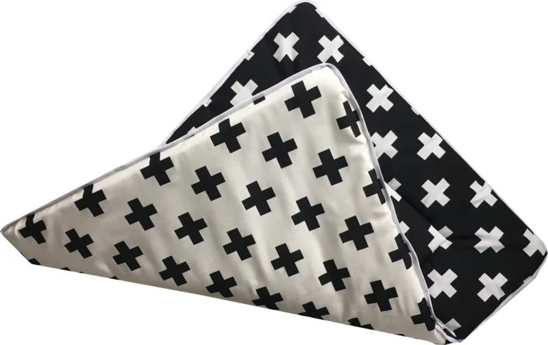 Boxkleed 70x90 75x90 75x95 80x80 80x100 100x100 Rond 90/95 cm Plusjes ZwartWit