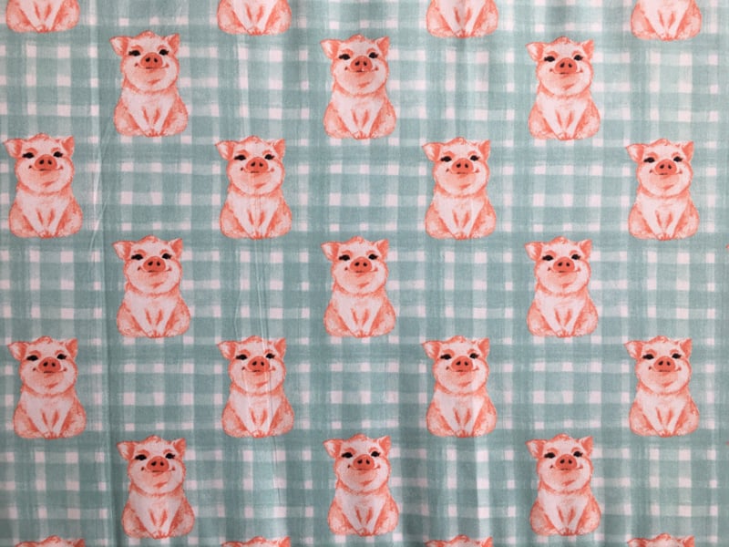 Boxkleed 70x90 75x90 75x95 80x80 80x100 100x100 Rond 90/95 cm Varkentjes