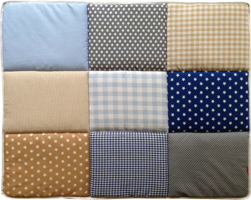 Boxkleed 70x90 75x90 75x95 80x80 80x100 100x100 Rond 90/95 cm BeigeGrijsBlauw - boxkleed