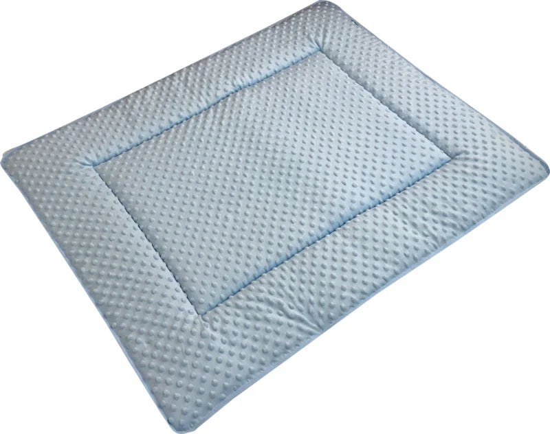 Boxkleed 70x90 75x90 75x95 80x80 80x100 100x100 Rond 90/95 cm Minky Blauw - boxkleed