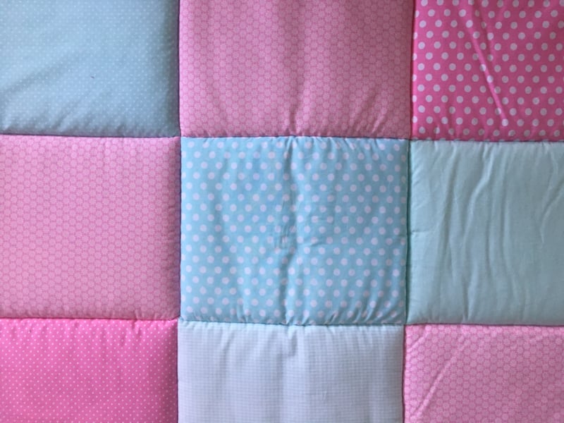 Boxkleed Roze mint groen - boxkleed