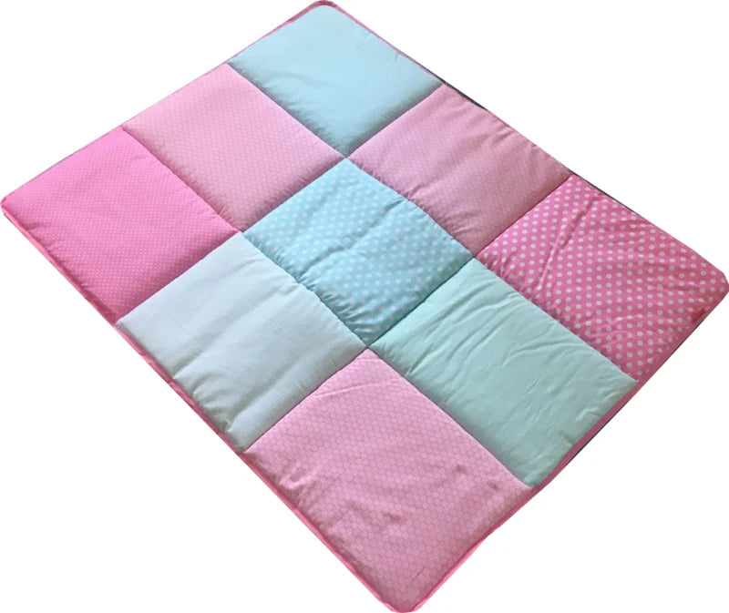 Boxkleed Roze mint groen - boxkleed