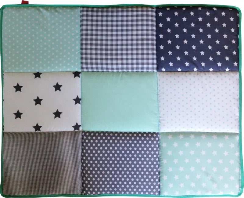 Boxkleed Sterren Mintgroen - boxkleed