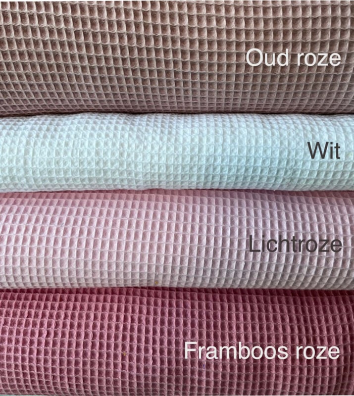 Boxkleed: Wafelstof Eigen Keuze!