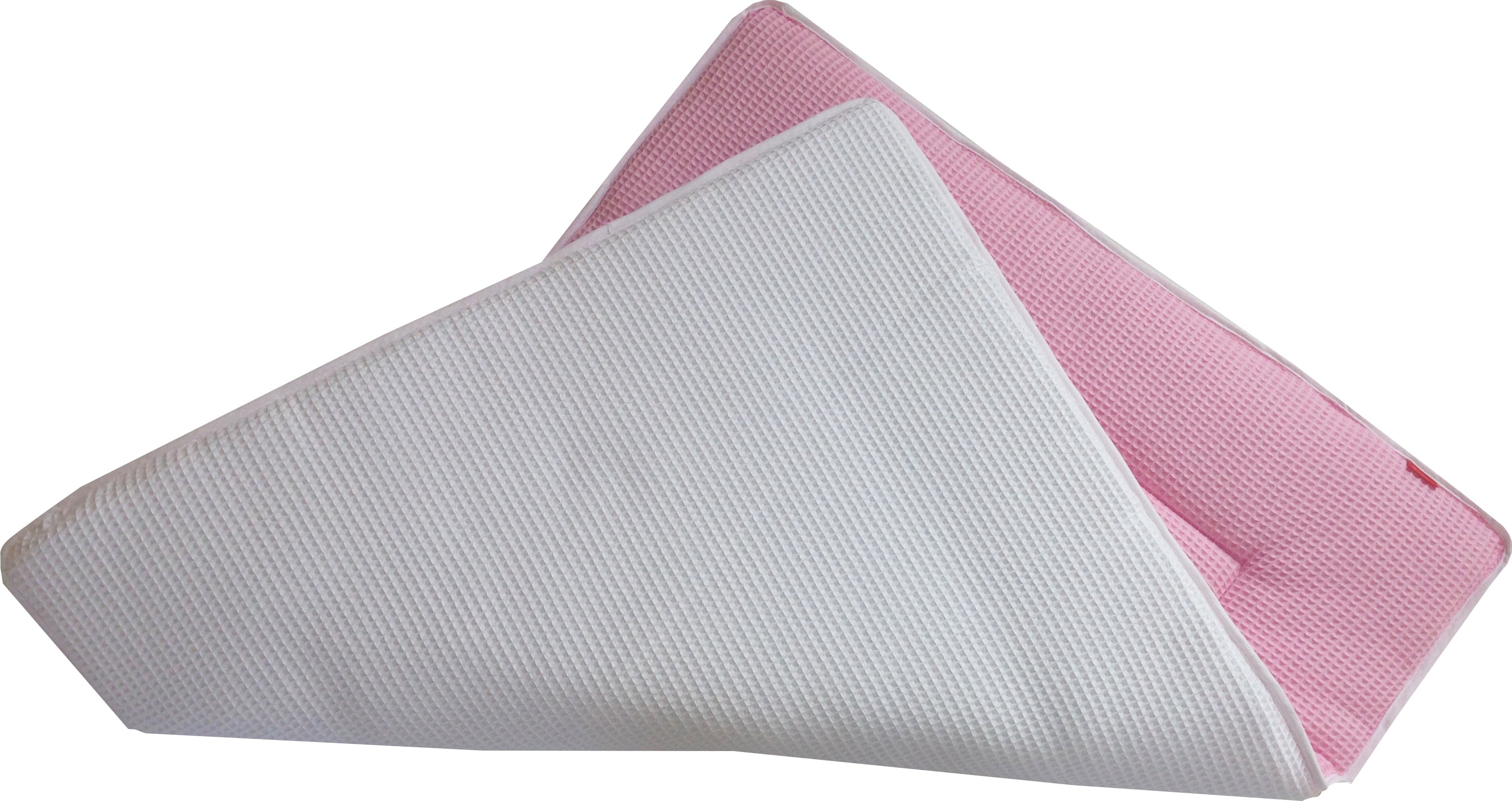 Boxkleed Wafelstof Roze - boxkleed