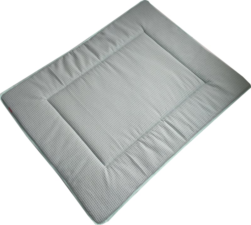 Boxkleed Wafelstof Zeegroen - boxkleed