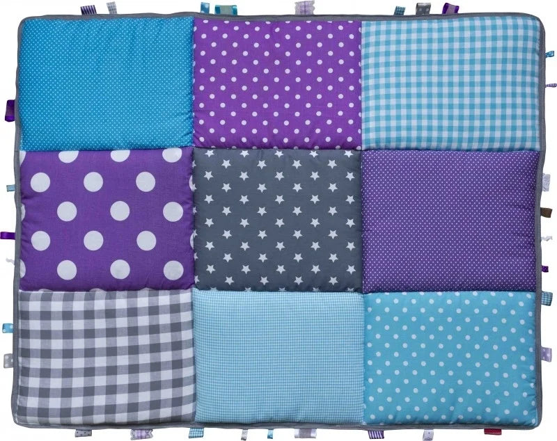 Boxkleed 70x90 75x90 75x95 80x80 80x100 100x100 Rond 90/95 cm Paars Blauw met ster