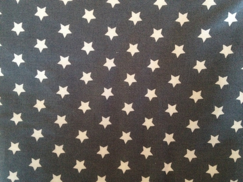 Ledikantdeken Grijze Sterren klein