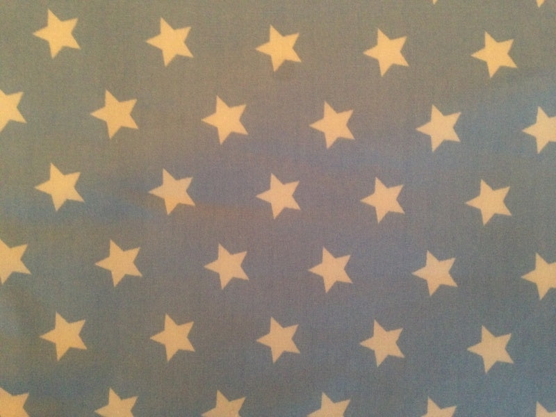 Ledikantdeken Lichtblauwe Ster