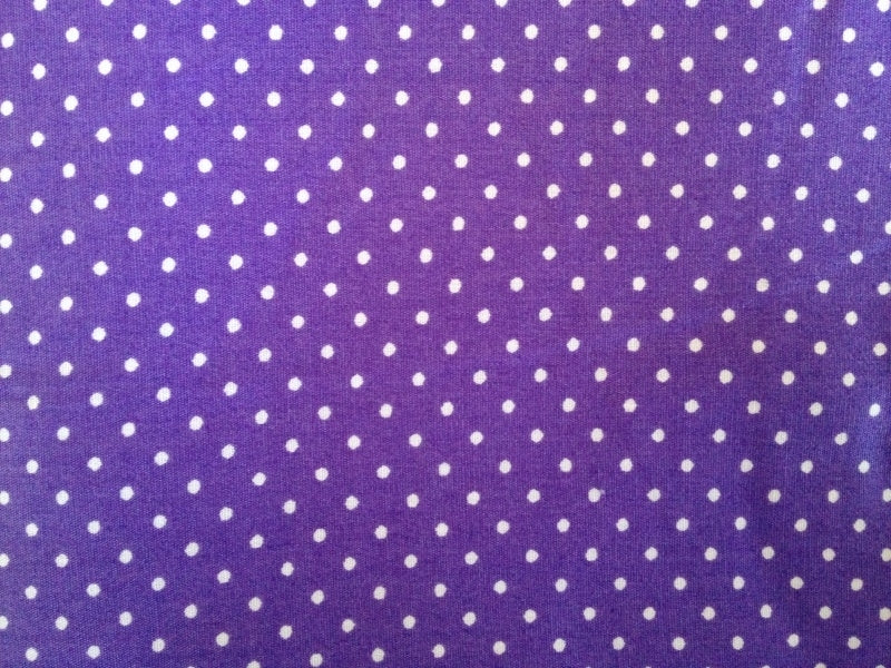 Ledikantdeken Paars Stipje