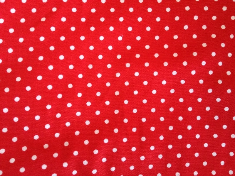 Ledikantdeken Rood Stipje