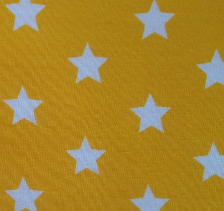 Ledikantdeken Sterren Geel