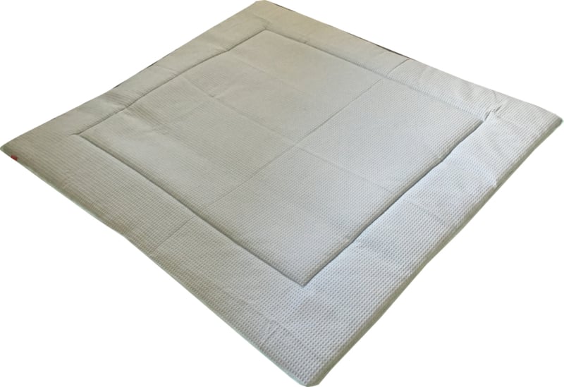 Speelkleed baby speelkleed groot Wafelstof zeegroen - Poedergroen