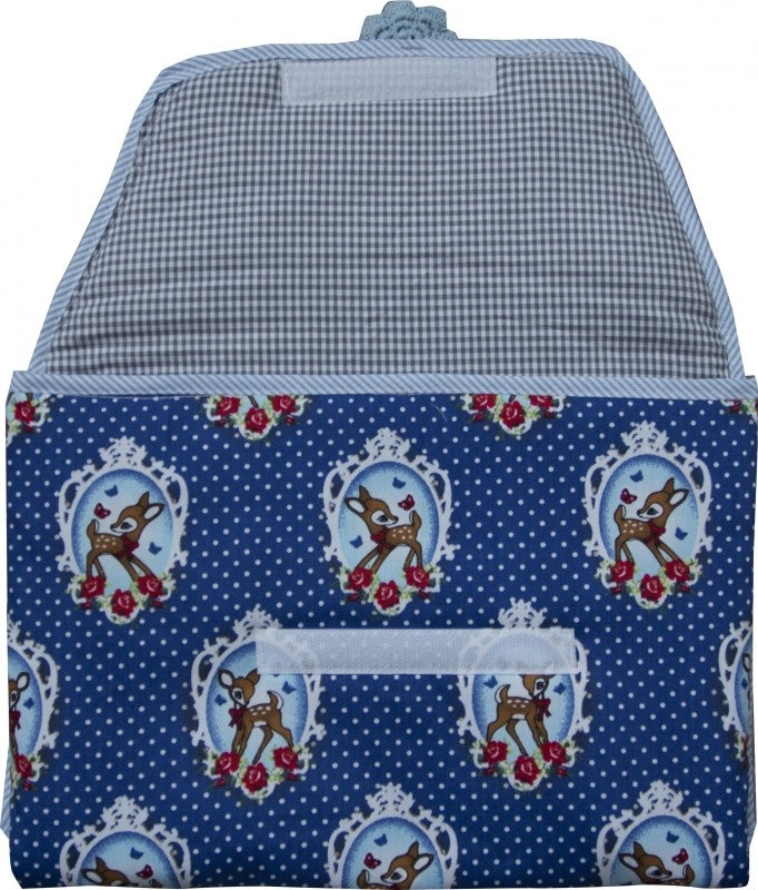 Verschoonmatje Hertje Donkerblauw