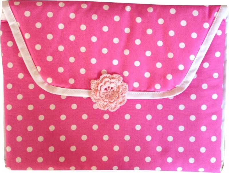 Verschoonmatje Roze Stipjes