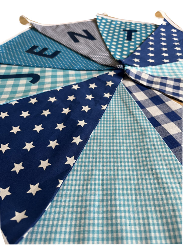 Vlaggetjes met naam: ontwerp Jent