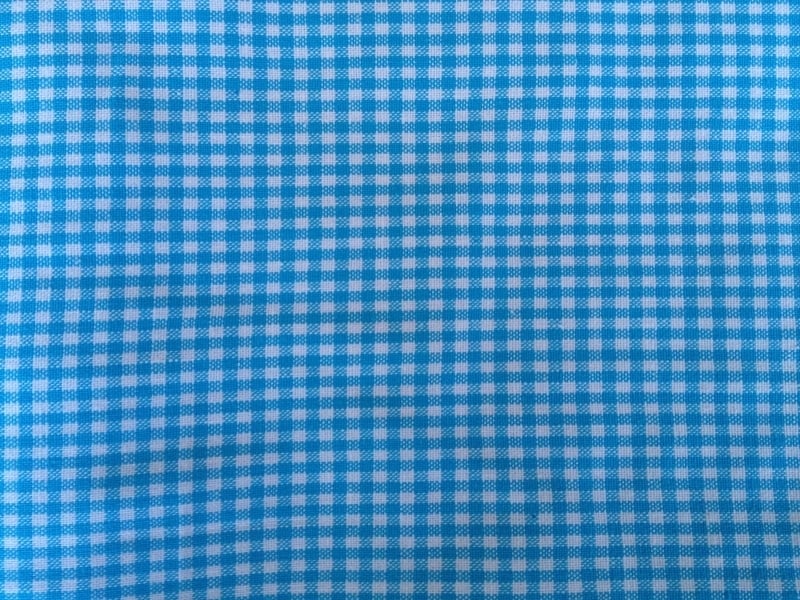 Wiegdeken Blauw Ruitje