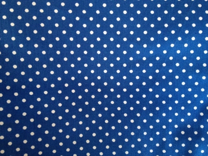 Wiegdeken Donkerblauw Stipje