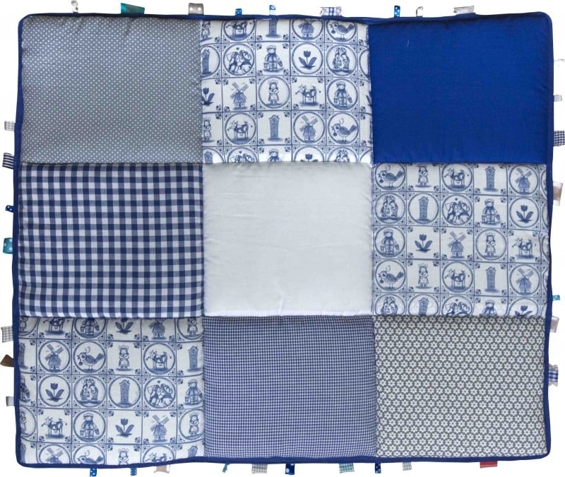 Boxkleed 70x90 75x90 75x95 80x80 80x100 100x100 Rond 90/95 cm Delftsblauw
