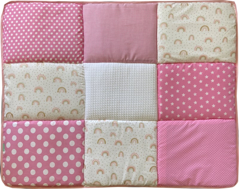 Boxkleed 70x90 75x90 75x95 80x80 80x100 100x100 Rond 90/95 cm Regenboogjes Goud