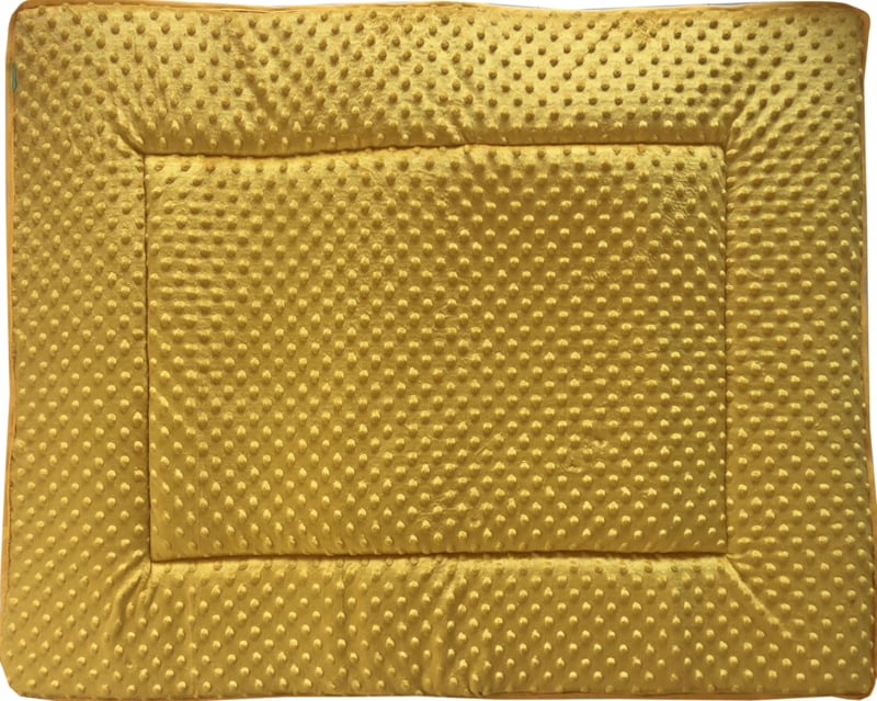 Boxkleed 70x90 75x90 75x95 80x80 80x100 100x100 Rond 90/95 cm Minky Okergeel