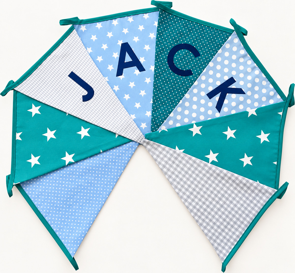 Vlaggetjes met naam: ontwerp Jack