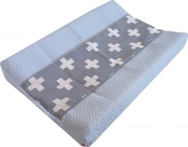 Aankleedkussenhoes Wafel Babyblauw