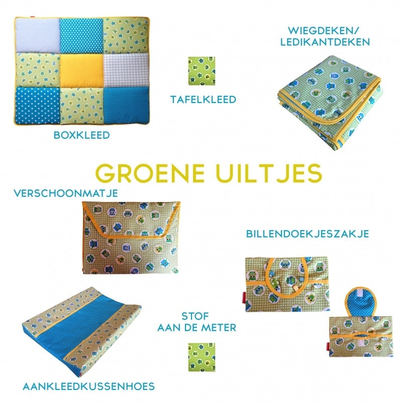 Billendoekjeszakje Groene Uiltjes