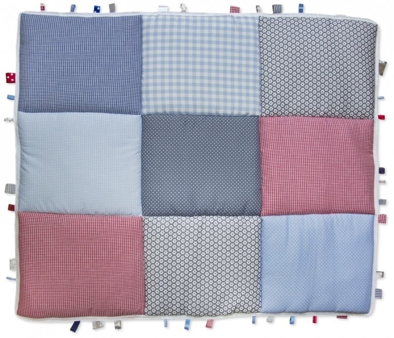 Boxkleed 70x90 75x90 75x95 80x80 80x100 100x100 Rond 90/95 cm LichtblauwGrijsRood - boxkleed