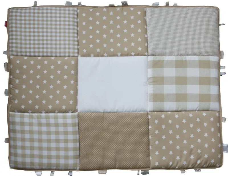 Boxkleed Beige Sterren - boxkleed