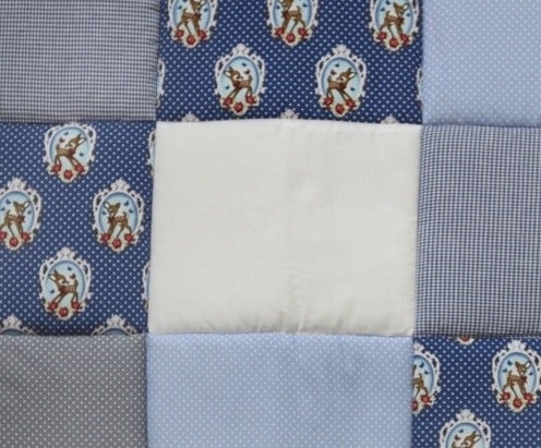 Boxkleed 70x90 75x90 75x95 80x80 80x100 100x100 Rond 90/95 cm Hertjes Donkerblauw - boxkleed