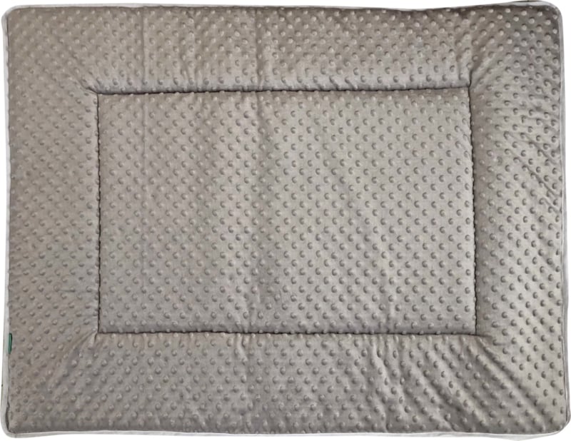 Boxkleed Minky Grijs - boxkleed