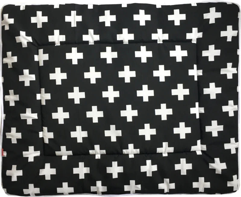 Boxkleed Plusjes Zwart Wit - boxkleed