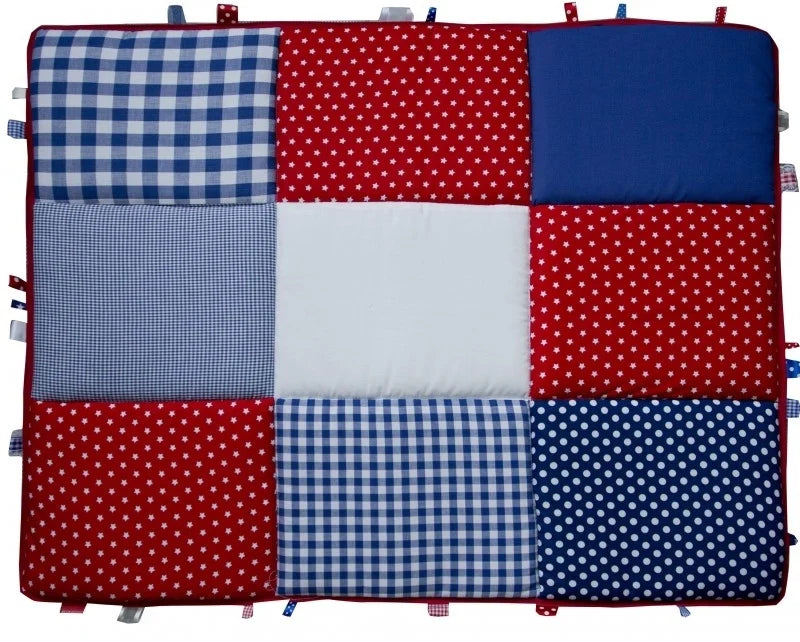 Boxkleed 70x90 75x90 75x95 80x80 80x100 100x100 Rond 90/95 cm Rode Sterren - boxkleed