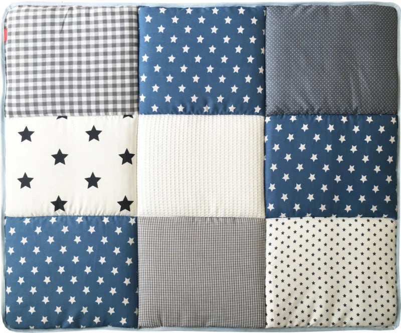 Boxkleed Sterren Jeans blauw - boxkleed