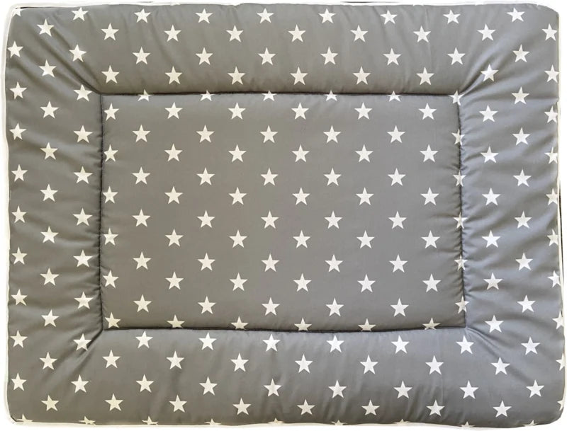 Boxkleed 70x90 75x90 75x95 80x80 80x100 100x100 Rond 90/95 cm Grijze Sterren Simpel