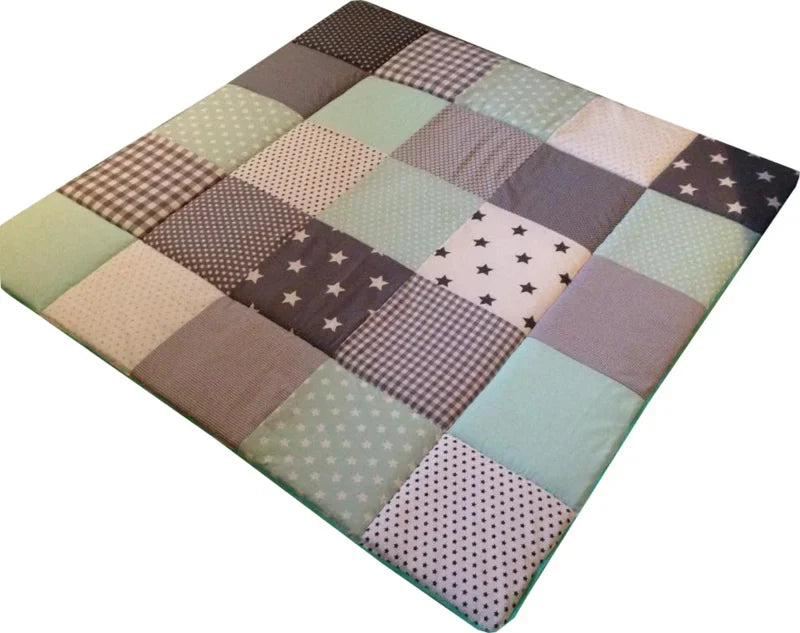 Speelkleed baby speelkleed groot Mintgroen Grijs