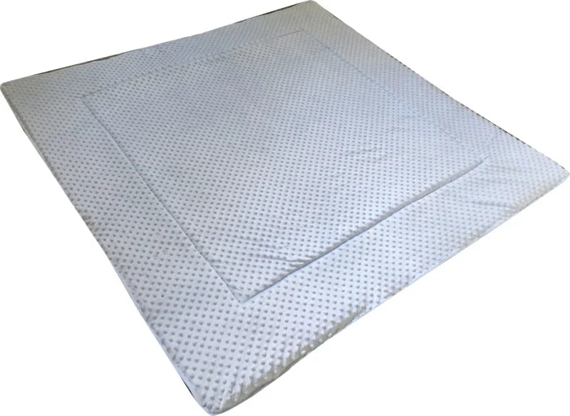 Speelmat foam auto speelmat speelmat kinderen speelmat groot Minky babyblauw Wafelstof