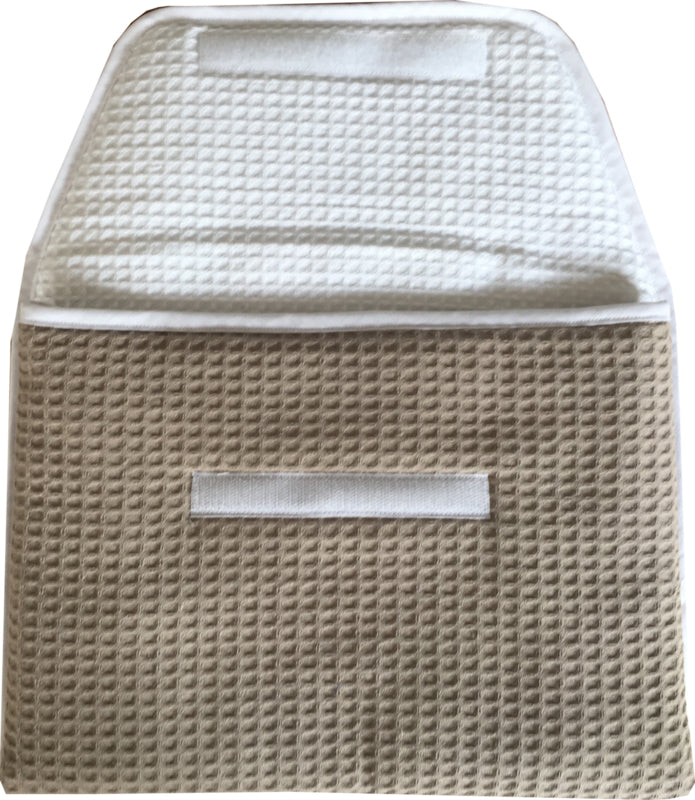 Verschoonmatje Wafelstof Taupe