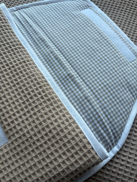 Verschoonmatje Wafelstof Taupe