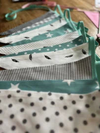 Vlaggetjes met naam: ontwerp Lev