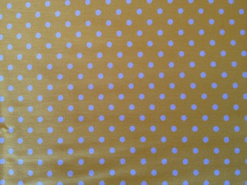 Wiegdeken Geel Stipje