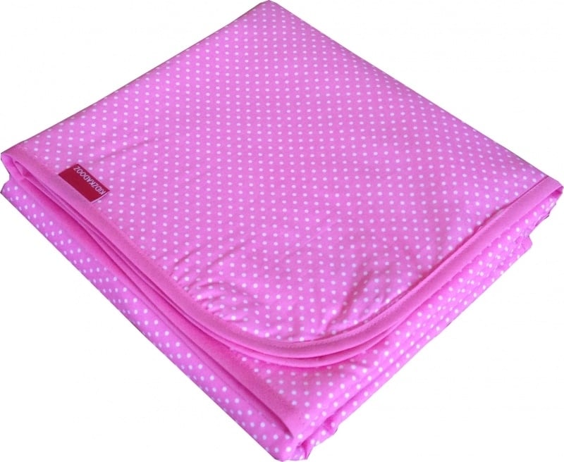 Wiegdeken Lichtroze Stipje