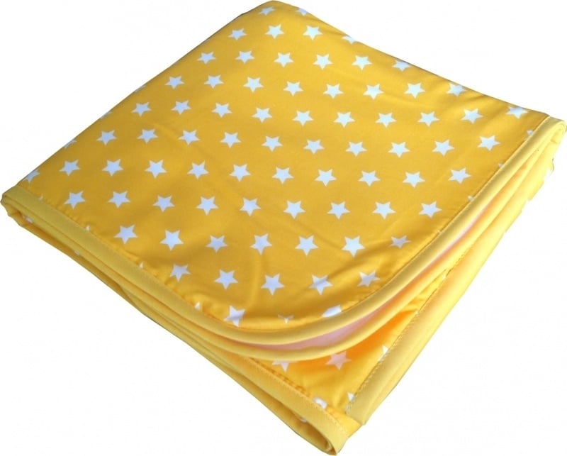 Wiegdeken Sterren Geel
